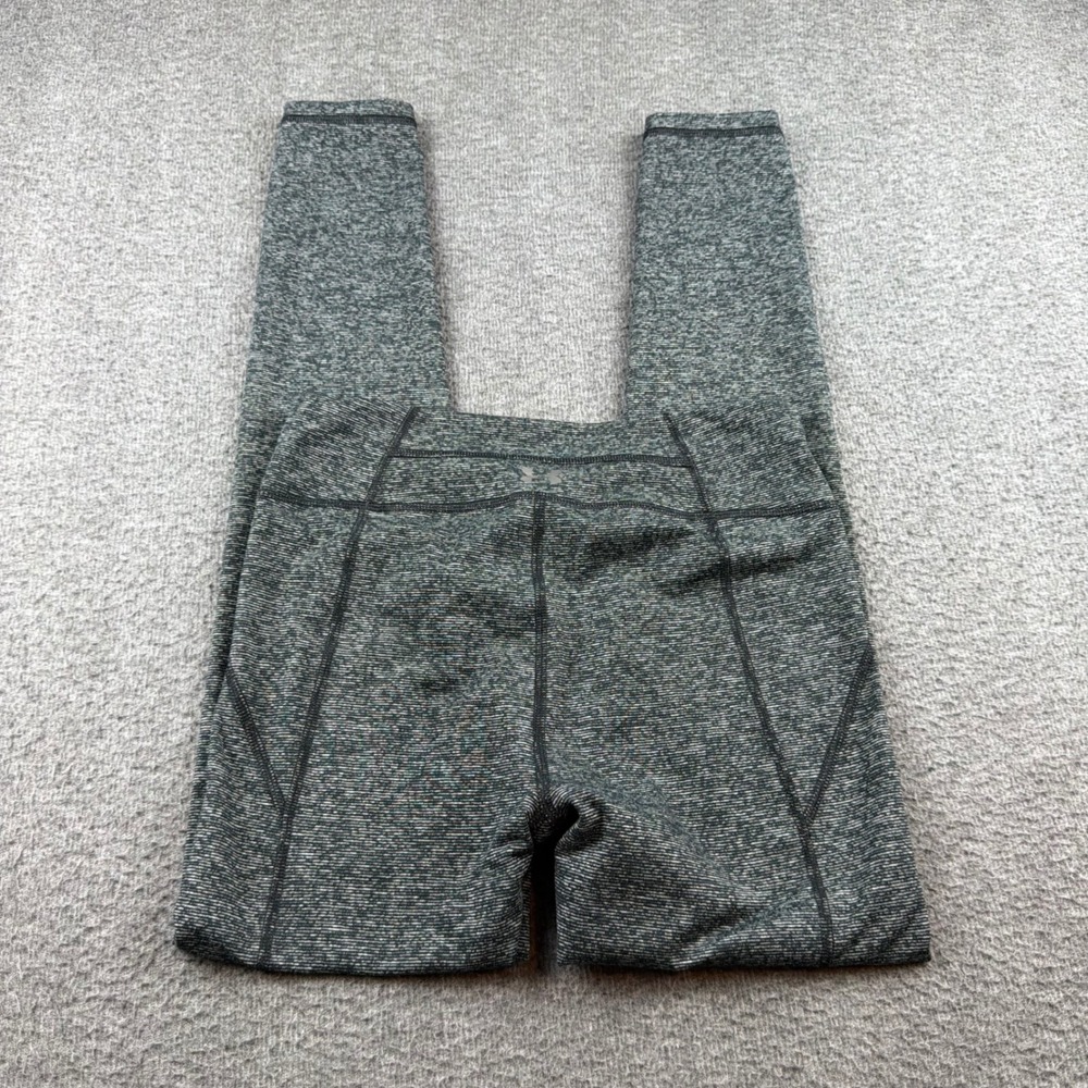 Under Armour Leggings Women's S Small Gray Space Dye HeatGear Fittedâ Athletic